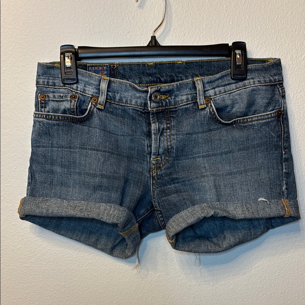 Lucky Brand Blue Jean Shorts with Rolled Cuffs
